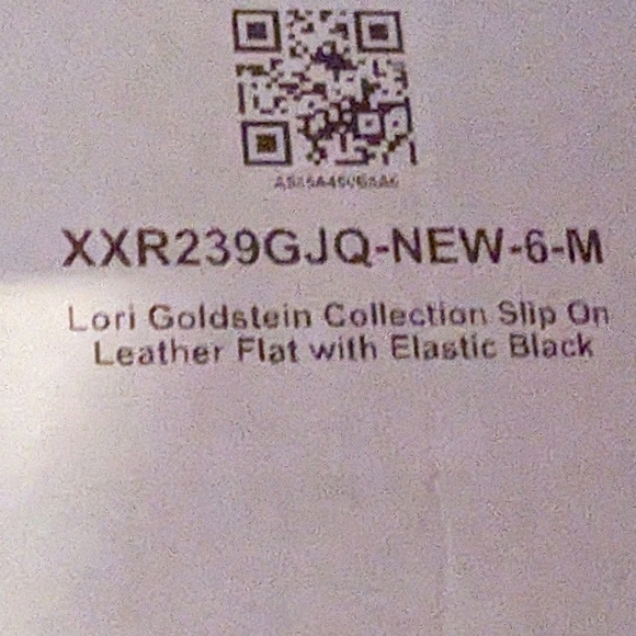 Lori Goldstein Collection Slip-on Shoes Li-Yada ECO Sheep Leather Black NIB - Picture 7 of 7